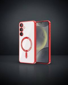 Samsung Galaxy S23 Kılıf Kross Magneticsafe Kapak - Kırmızı