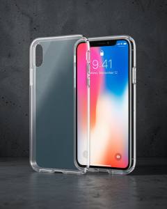 iPhone X Kılıf Lüx Şeffaf Silikon - Şeffaf