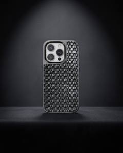 iPhone 15 Pro - Kılıf - Venco Brand - Gümüş
