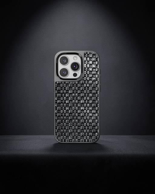 iPhone 15 Pro - Kılıf - Venco Brand - Gümüş