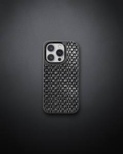iPhone 15 Pro Max - Venco Brand Kapak - Gümüş
