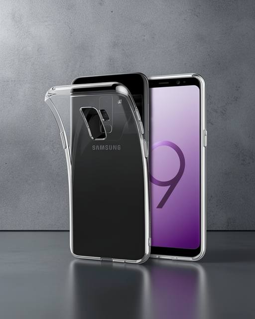 Samsung Galaxy S9 Kılıf Lüx Şeffaf Silikon - Şeffaf