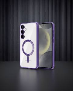 Samsung Galaxy S23 Kılıf Kross Magneticsafe Kapak - Mor