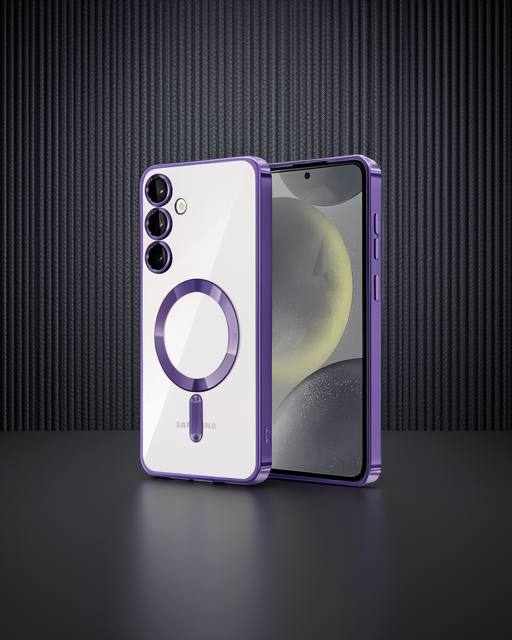 Samsung Galaxy S23 Kılıf Kross Magneticsafe Kapak - Mor