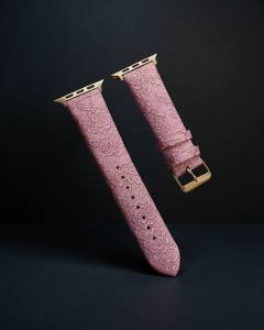 Apple Watch 38mm Creeper Desenli Kordon - Rose Gold