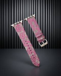 Apple Watch 38mm Creeper Desenli Kordon - Pembe