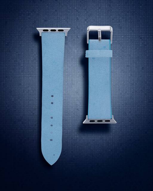 Apple Watch 42mm Ry Taşlı Kordon - Mavi