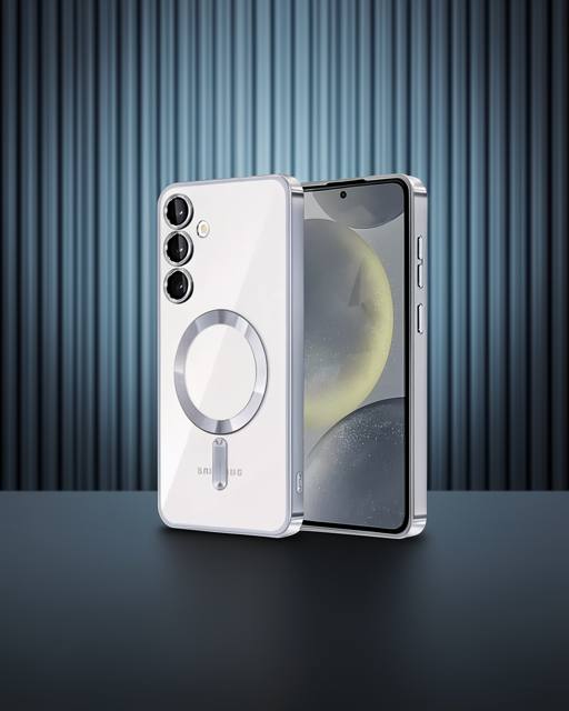 Samsung Galaxy S23 Plus Kılıf Kross Magneticsafe Kapak - Gümüş