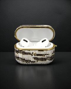 Apple AirPods Pro 2 (2. Nesil) Klor Taşlı Kılıf - Desen 5