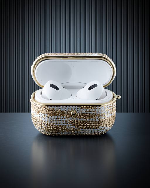 AirPods Pro 2 (2. Nesil) Klor Taşlı Kılıf - Desen 6