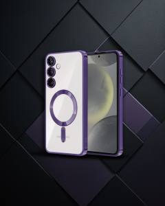Samsung Galaxy S23 Plus Kılıf Kross Magneticsafe Kapak - Mor