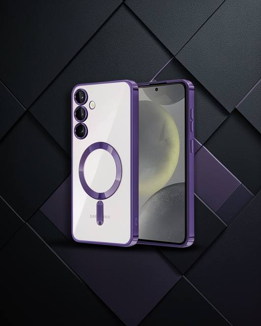 Samsung Galaxy S23 Plus Kılıf Kross Magneticsafe Kapak - Mor