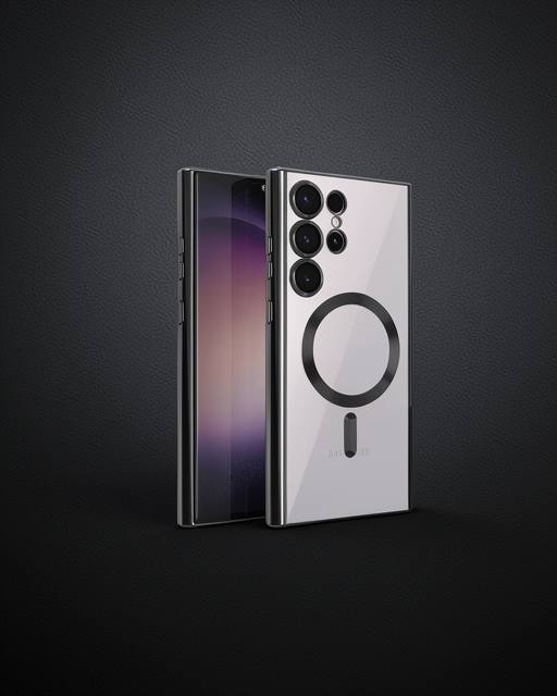 Samsung Galaxy S23 Ultra Kılıf Kross Magneticsafe Kapak - Siyah