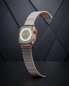 Apple Watch 38mm Made Metal Kordon (saat Değildir) - Gümüş-rose Gold