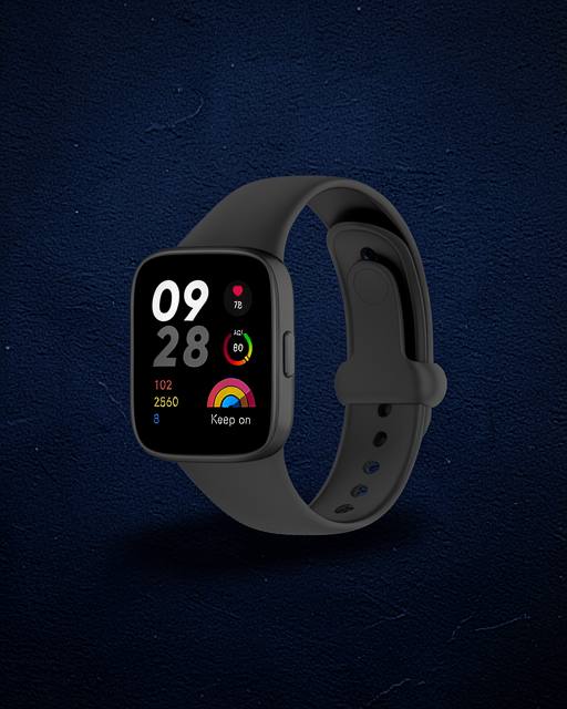 Xiaomi Redmi Watch 3 Origin Silikon Kordon (saat Değildir) - Siyah