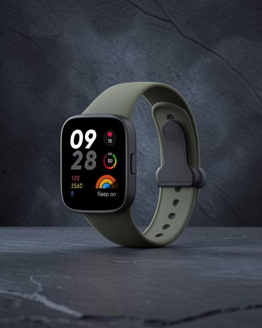 Xiaomi Redmi Watch 3 Origin Silikon Kordon (saat Değildir) - Koyu Yeşil