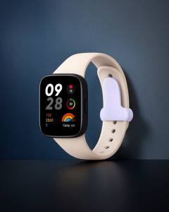 Xiaomi Redmi Watch 3 Origin Silikon Kordon (saat Değildir) - Bej