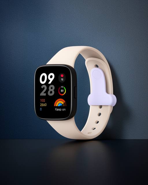 Xiaomi Redmi Watch 3 Origin Silikon Kordon (saat Değildir) - Bej