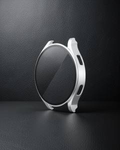 Watch 5 44mm Wall Camlı Kasa Ekran Koruyucu - Gümüş