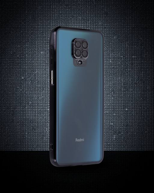 Xiaomi Redmi Note 9 Pro Kılıf Razer Lensli Silikon - Siyah
