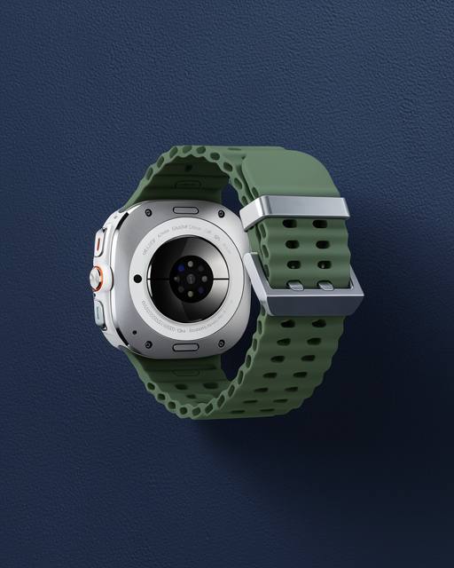 Samsung Watch 7 Ultra Kr417 Rug Silikon Kordon - Koyu Yeşil