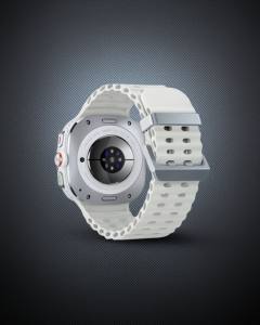 Watch 7 Ultra Kr417 Rug Silikon Kordon - Yıldız Işığı