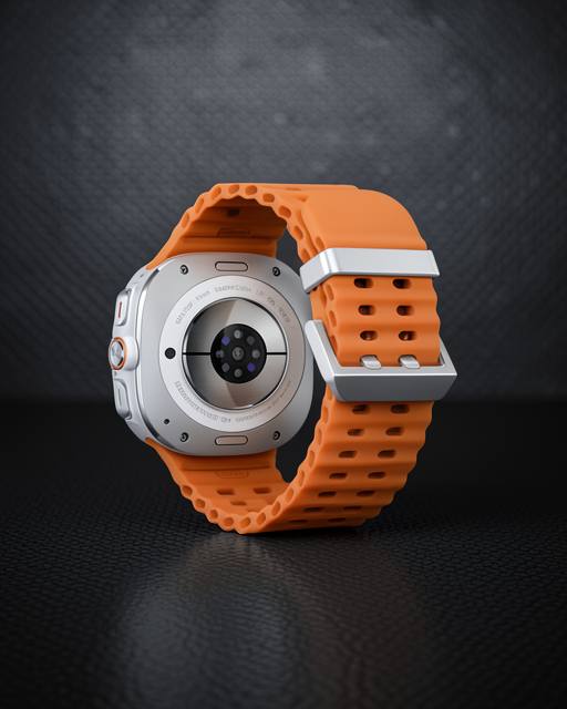 Samsung Watch 7 Ultra Kr417 Rug Silikon Kordon - Turuncu