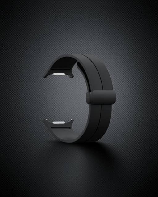 Samsung Watch 7 Ultra Kr418 Tender Silikon Kordon - Siyah