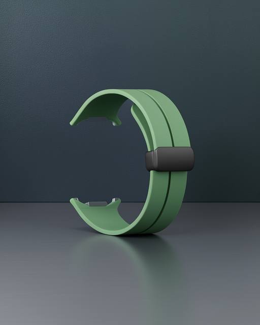 Samsung Watch 7 Ultra Kr418 Tender Silikon Kordon - Koyu Yeşil