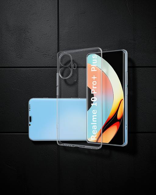 Realme 10 Pro Plus 5g Kılıf Lüx Şeffaf Silikon