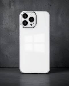 Apple İphone 13 Pro Kılıf Element Silikon - Gümüş