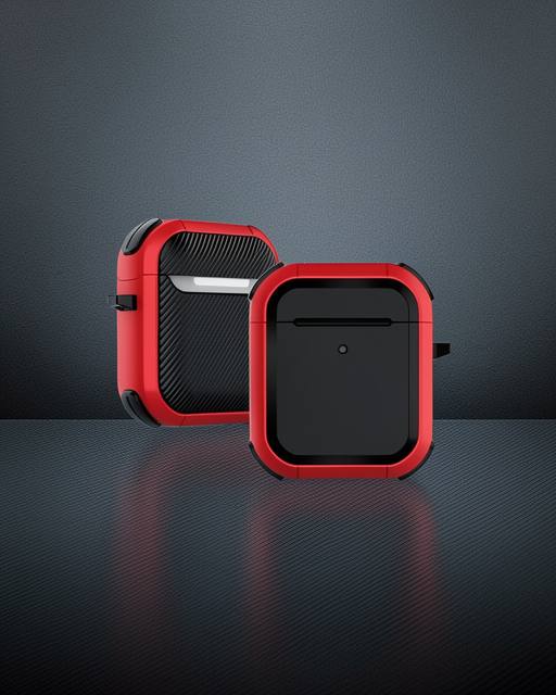Apple Airpods 2 (2.nesil) Tank Kılıf - Kırmızı