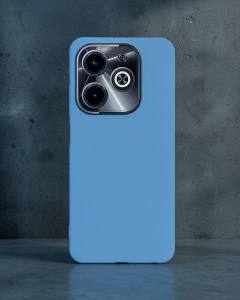 İnfinix Hot 40i Kılıf First Silikon - Mavi