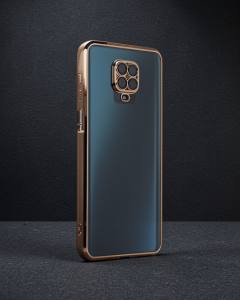 Xiaomi Redmi Note 9 Pro Kılıf Razer Lensli Silikon - Gold
