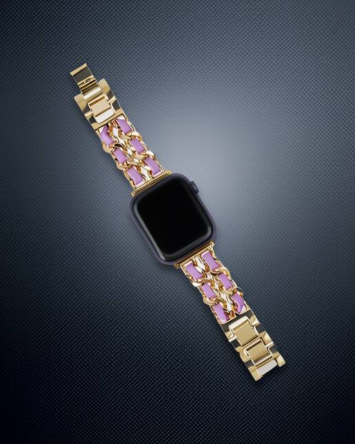 Watch 22mm Kr405 Metal Bakla Kordon (saat Değildir) - Lila
