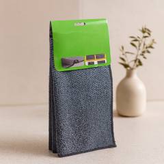 Çift Taraflı Mikrofiber ve Aşındırıcı Bez - Zorlu Kir Temizleyici