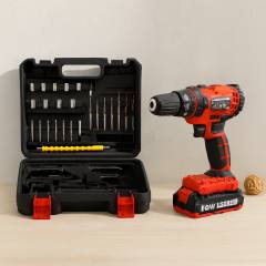 24W Şarjlı Matkap Seti 1350 RPM Çantalı (Kırmızı)