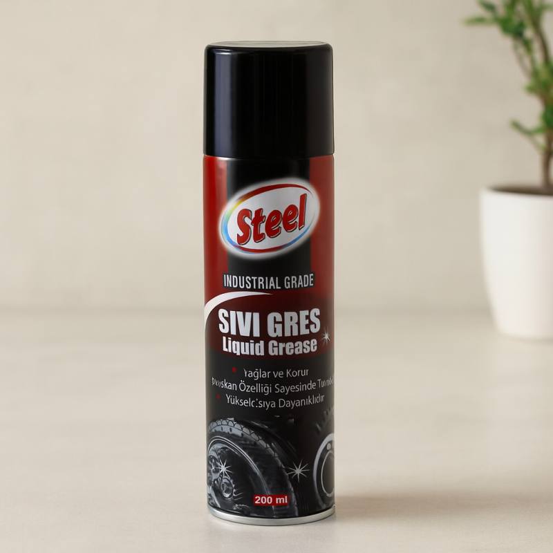 Sıvı Gres Sprey 200 ml - Isıya Dayanıklı Koruyucu Yağ