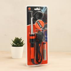 60W Kalem Havya Lehim Seti (Mini Stand, Lehim Pastası, Lehim Teli)