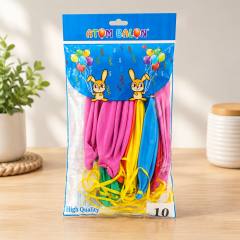 Jumbo Lastikli Balon 10'lu