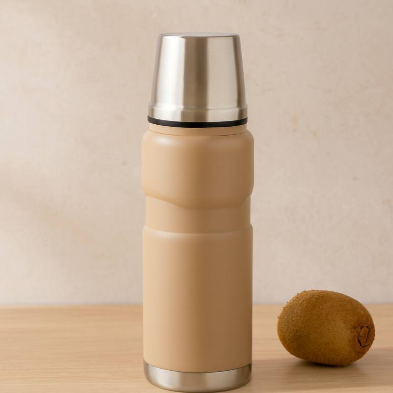 0.5 L Paslanmaz Çelik Termos (Sızdırmaz Kapak / Bardaklı)