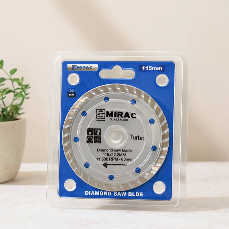 115 mm Mermer Kesme Diski 22.2 mm İnce Turbo