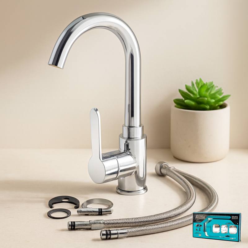 Krom Aç-Kapa Lavabo Bataryası KTX-2639