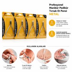 Metal Tırnak Eti Pensi - Pedikür Manikür Makası