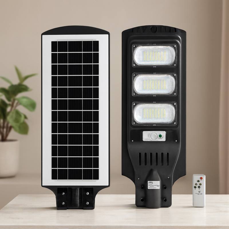 Solar Sokak Lambası 300W 6500K Sensörlü Kumandalı