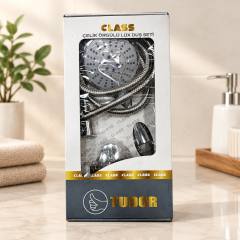 Class Çelik Lüks Duş Seti Kutulu