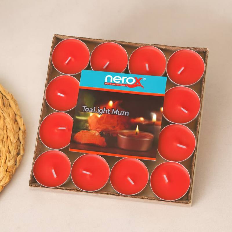 Tealight Yuvarlak Mum Mix 32'li
