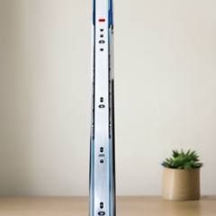 Teleskopik Bilyalı Çekmece Rayı 43x500 mm Frenli Takım