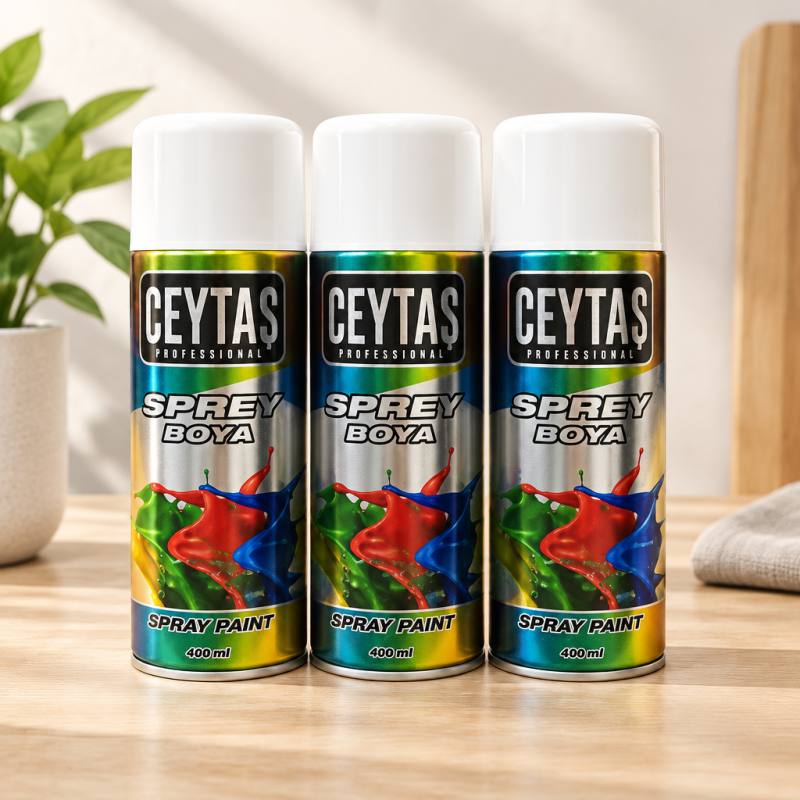 400 ml Beyaz Sprey Boya ( 1 Adet)